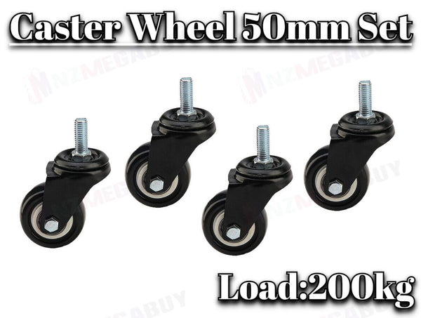 Swivel Castor Caster 50mm Transport Rolling Wheel Towing Rollers
