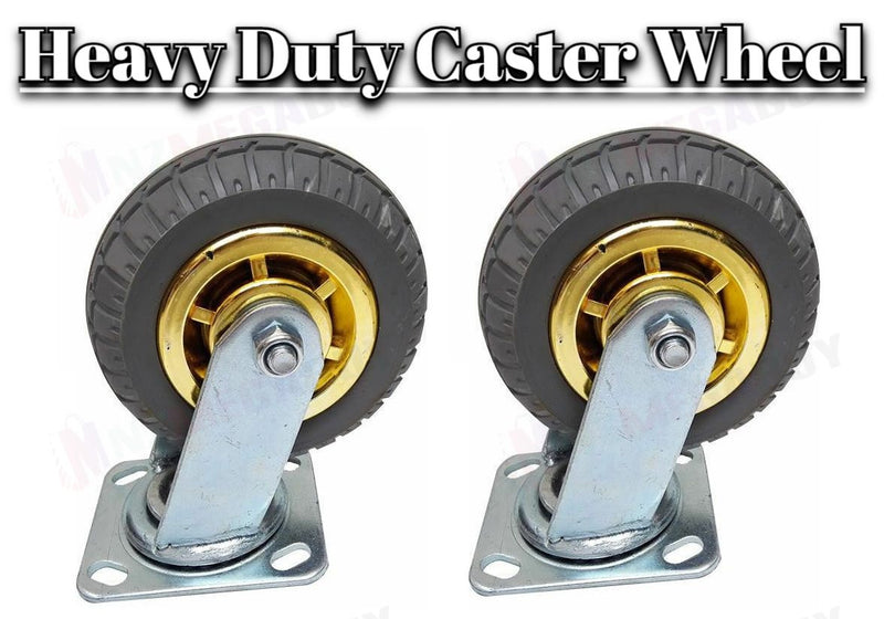Castor wheels Swivel 125mm * Set