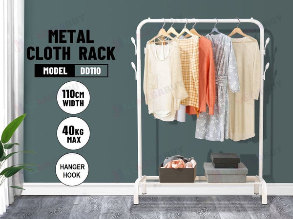 Metal  Cloth Rack * White