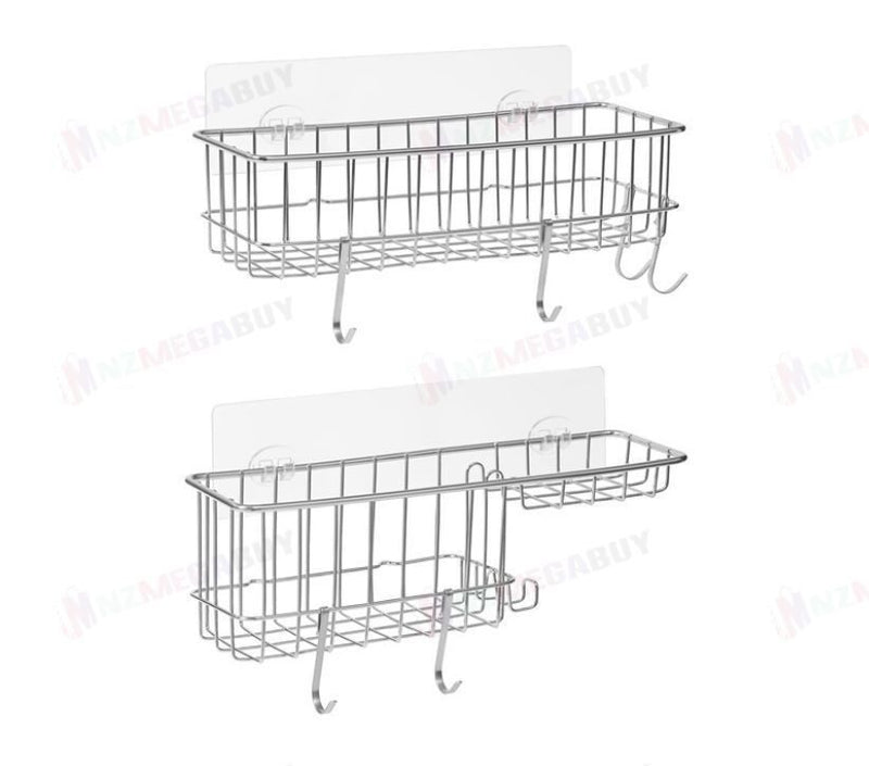 Shower Caddy Deep Basket stainless steel 2pack