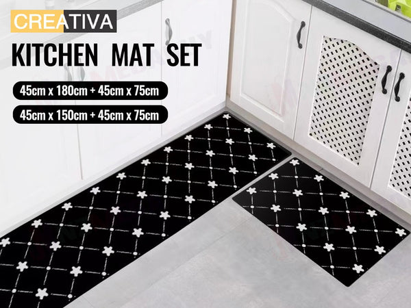 Kitchen Mat Floor Mat 45x 75 + 45 x 180cm