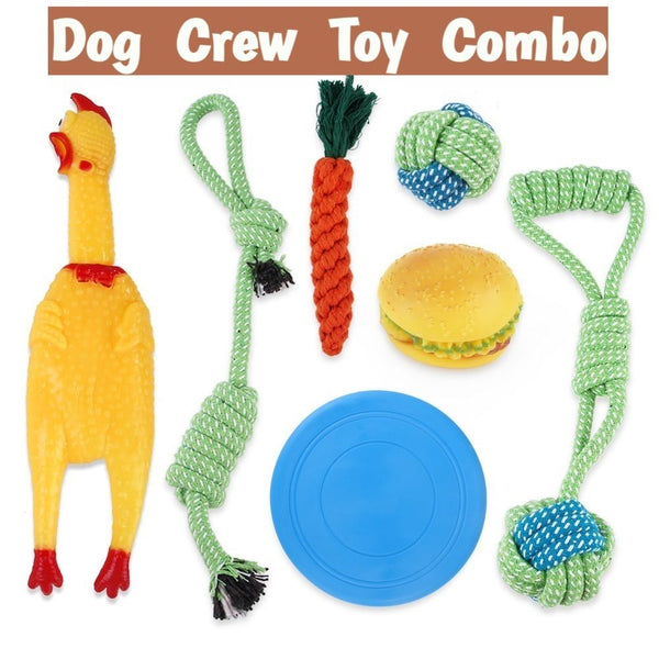Dog Rope Toys floss toy 7pc combo