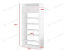 7 Tiers Wooden Shoe Rack Cabinet