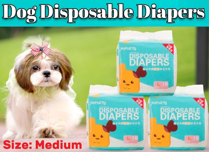 10PC Pet Diapers Physiological Pants *4 Sizes