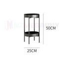 Plant Stand Metal  2 Tiers 80CM* Black