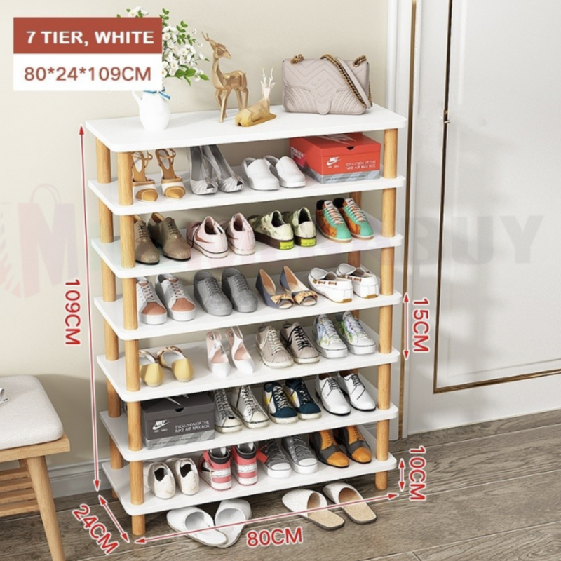 Shoe Rack Cabinet with solid wood post * 2 Sizes