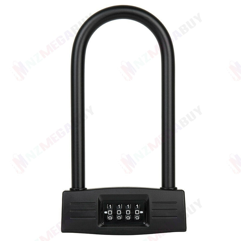 4 Digit Password Lock Motor Bike Shop Door U-Lock