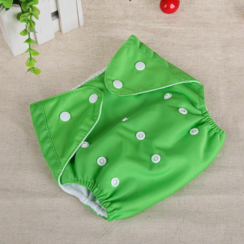 Reusable Baby Boy Cloth Nappies x 10 + 10 inserts