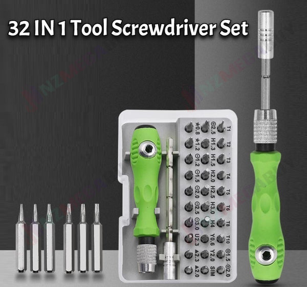 32 in 1 Screwdriver Repair Tool Set For iPhone Cell Phone Tablet PC
