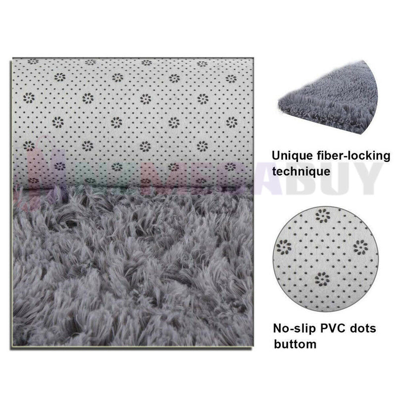 Shaggy carpet rug Grey Cloud *4 Sizes