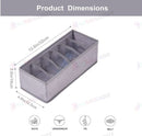 Foldable Storage Drawer Organizer Divider  6  compartments