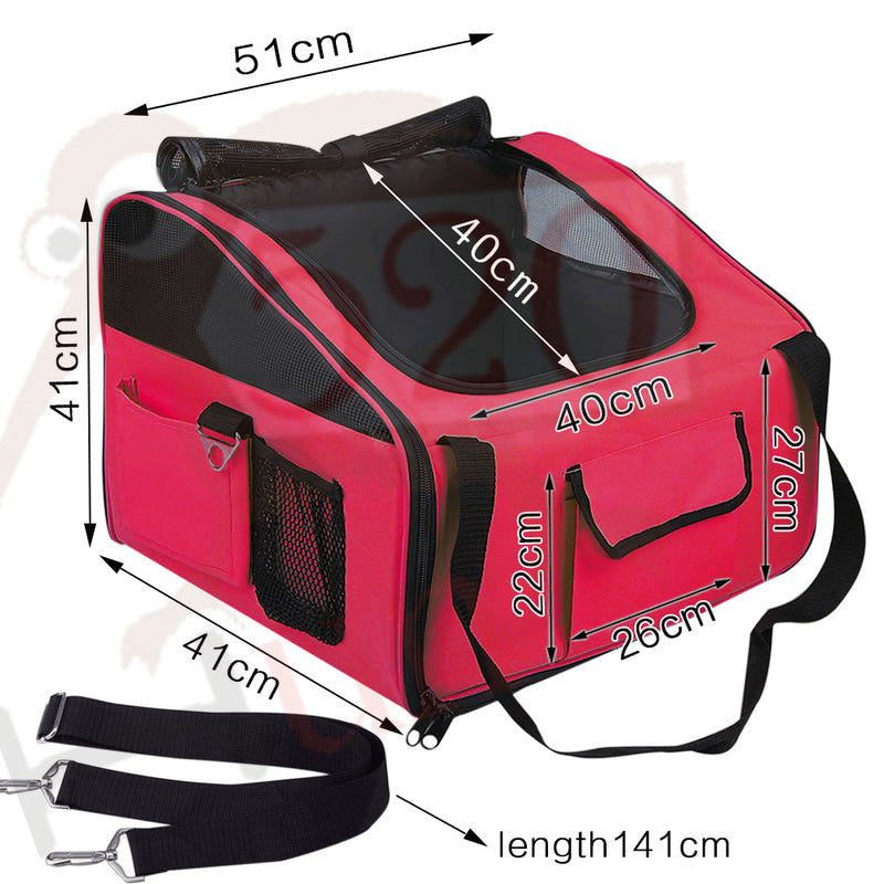 Pet Carrier Dog Car Booster Seat Travel Bag * Beige *3 Sizes