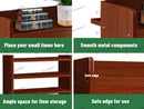 7 Tiers Wooden Shoe Rack Cabinet "Brown"