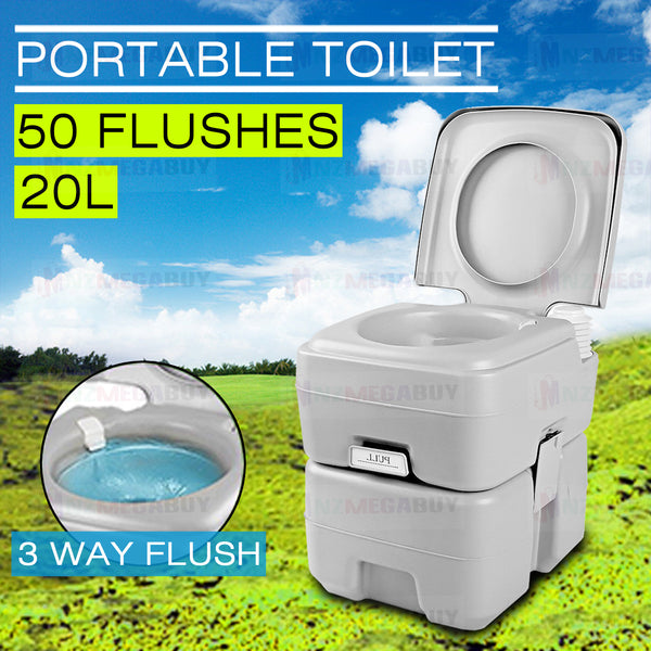 20L Outdoor Portable Camping Toilet - T-type