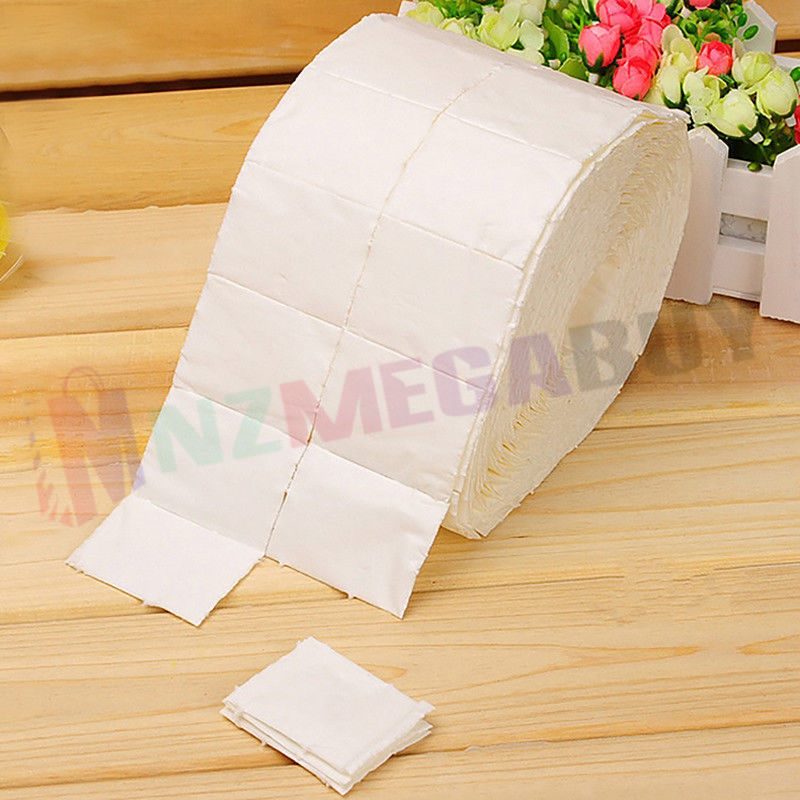 500pcs White Wipes Polish Manicure Remover pads*Nail Acc-- Paper 600 "
