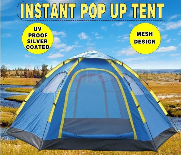 6 Person Instant Pop-up Camping Tent