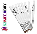 8Pcs Nail Art Acrylic Polish Painting Pen Set