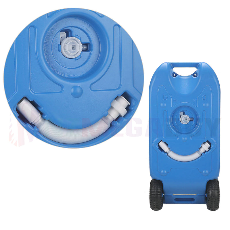 40L Portable Wheel Water Tank - Blue