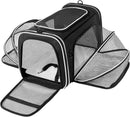 Pet carrier dog cat carrier 46CM  Durable  Grey Black