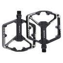 nzmegabuy black aluminum alloy bicycle pedals with non-slip pegs and sealed bearings for mountain and road bikes