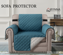 Sofa Covers Quilted Couch Lounge Protector  Waterproof ' Dark Teal *4 Sizes
