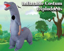 Inflatable Suit Fancy Costume Dinosaur Diplodocus Dress Party