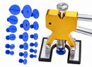 19Pcs Car Paintless Dent Repair Kit Auto Body Dent Puller Car Dent Removal Tools