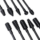 10PCS Drill Bits 1/4" Round Shank Rotary Burr Set Wood Rasp File Drill Bits