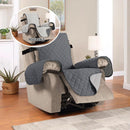 Recliner Covers Reversible Quilted * Grey