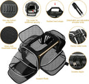 Pet carrier dog cat carrier 46CM  Durable  Grey Black