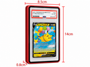 PSA Graded Card Magnetic Display Case UV Protection Red