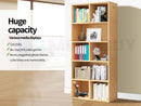 Bookcase Display Shelf Storage Cabinet Stand Home Office Bookshelf  *Natural Oak
