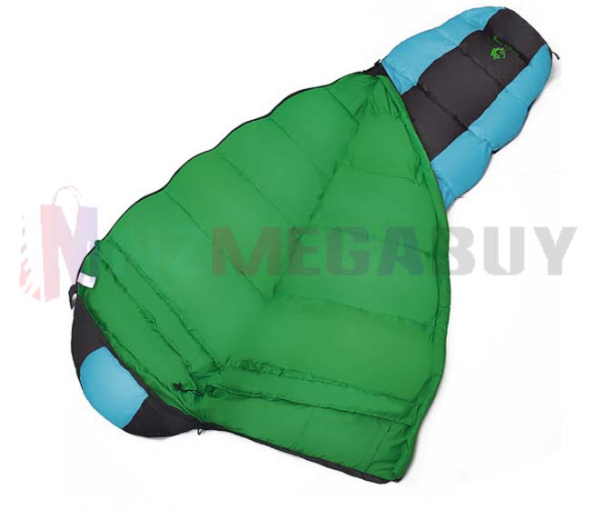 Camping Mummy Sleeping Bag Single  -5°C *Blue/Black