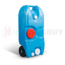 nzmegabuy 40L blue portable wheeled water tank made of durable HDPE for camping and caravan use