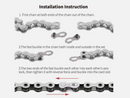 Speed 5 Pairs Bike Chain Master Link Connector QR *  6 Speeds