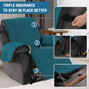 Recliner Covers Reversible Quilted *Dark Teal