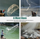 Durable Fishing Cast Net Bait Easy Throw Hand Cast Strong Tire Trap Mesh Line