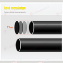nzmegabuy black metal clothes rack showing 19mm thick bold pipe construction for high load bearing capacity