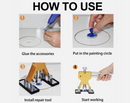 19Pcs Car Paintless Dent Repair Kit Auto Body Dent Puller Car Dent Removal Tools