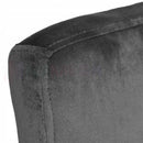 2x Velvet Bar Stools NOEL Kitchen Chairs Swivel Bar Stool Gas Lift Grey