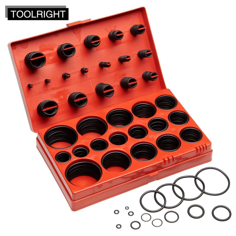 New 419Pcs Rubber O-Ring Assortment Kit