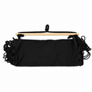 nzmegabuy black cotton polyester hammock chair with a solid timber rail and hanging rope for indoor or outdoor use