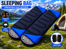 Camping Envelope Sleeping Bag Single -15°C Blue