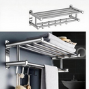 60cm Stainless Steel Towel Rack – Wall-Mounted Bathroom Rail