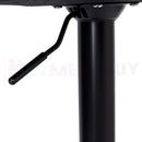 2x Velvet Bar Stools NOEL Kitchen Chairs Swivel Bar Stool Gas Lift Grey