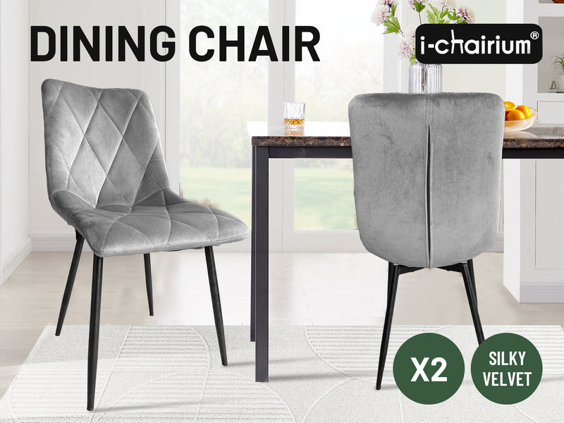 Dining Chairs Kitchen Velvet Chair * 2&4Pcs