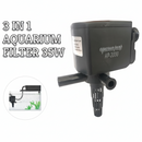 3-in-1 Aquarium Fish Tank Powerhead Wave Purifier Filter Oxygen Water Pump