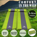 Self Inflating Single Camping Sleeping Mattress Air Bed Hiking Green