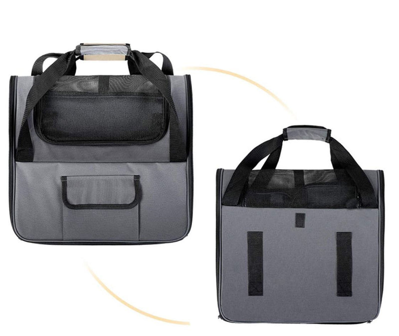 Pet Carrier Dog Car Booster Seat Travel Bag * Grey *3 Sizes