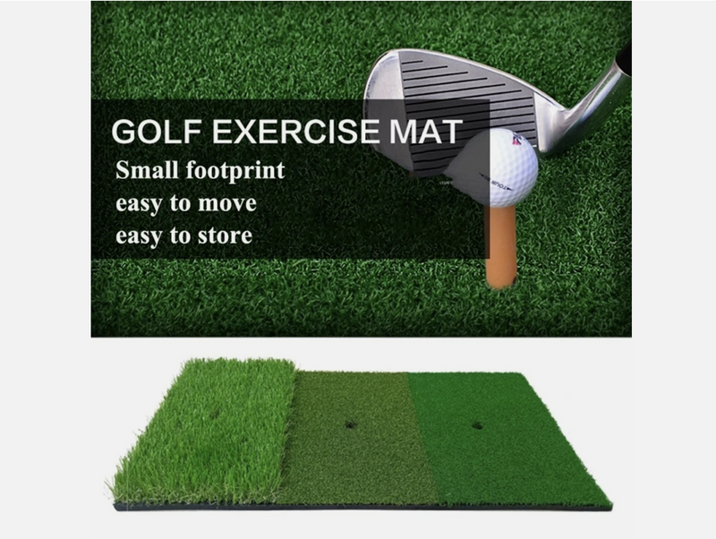 Golf Mat 3-in-1 Practice Mat Outdoor Indoor Training Mat Hitting Mat Driving Pad